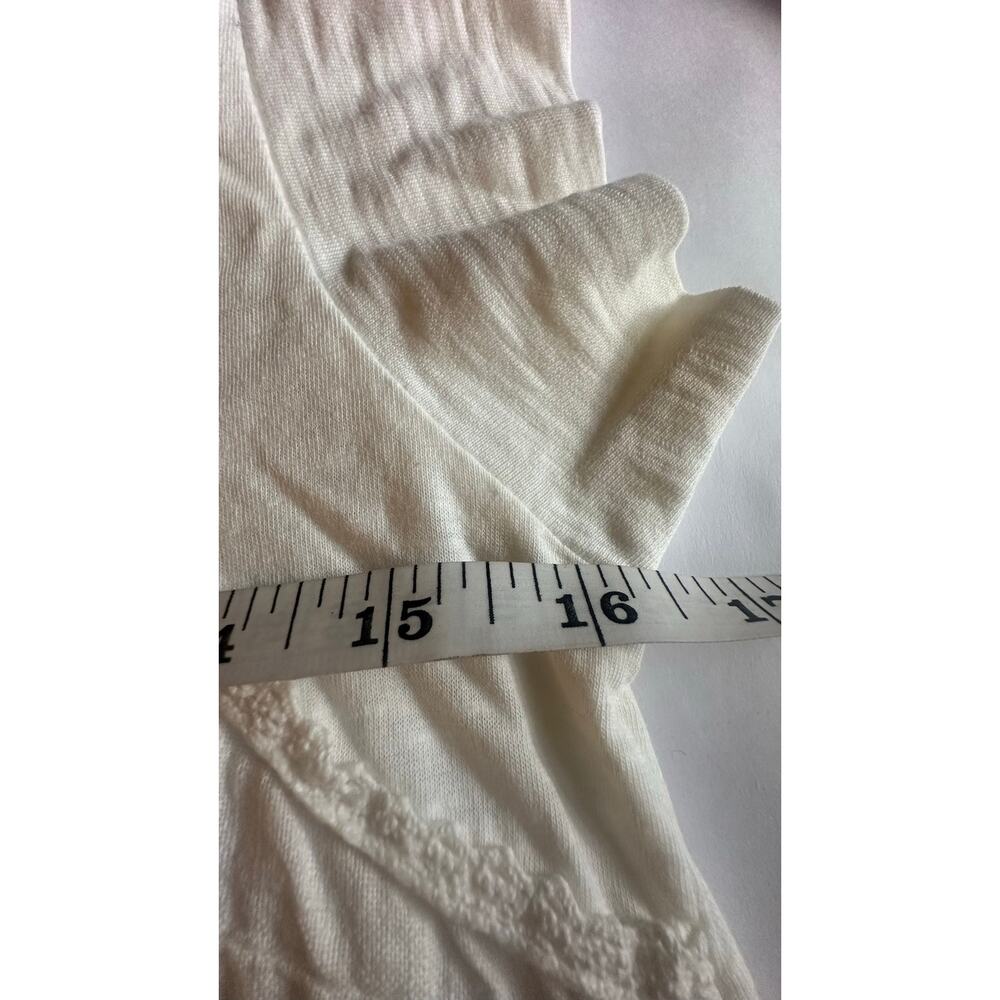 Luainia Womens Lace and Cotton T-shirt Dress Made in Italy. Size XS 100% Linen - Picture 11 of 12